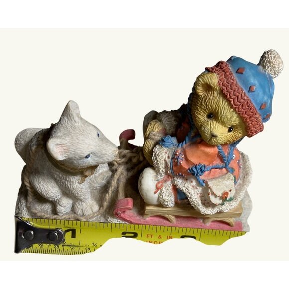Cherished Teddies "Erica" Figurine Friends Are Always Pulling For You - Picture 8 of 10